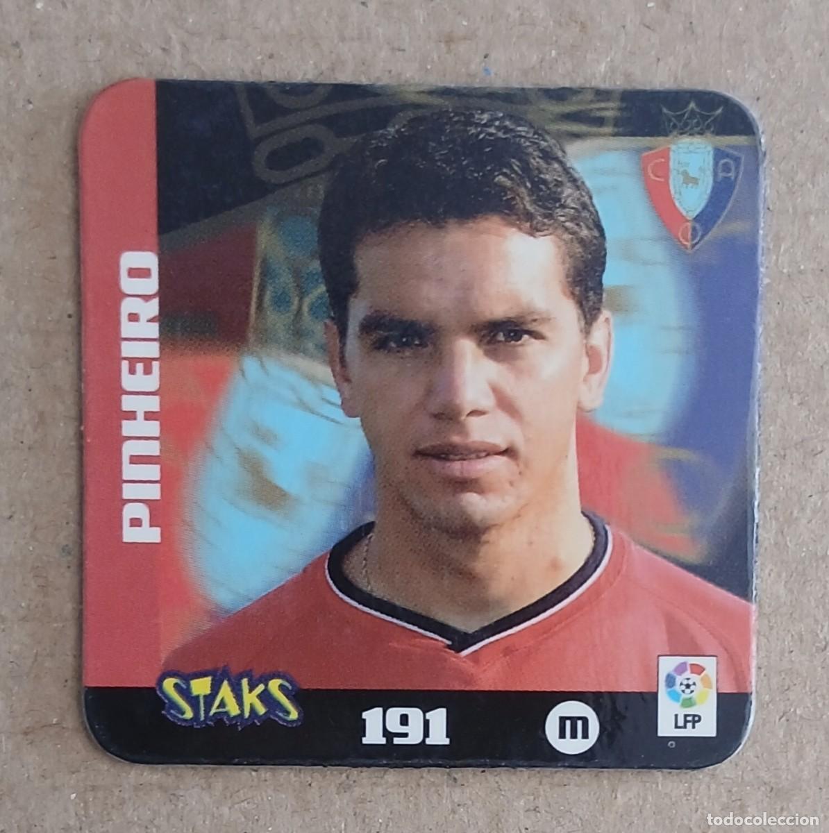 Cromos de f&uacute;tbol: STAK n&ordm; 191 PINHEIRO OSASUNA LIGA 2003-2004 DE PANINI.