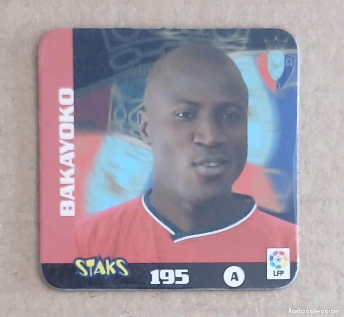 Cromos de f&uacute;tbol: STAK n&ordm; 195 BAKAYOKO OSASUNA LIGA 2003-2004 DE PANINI.
