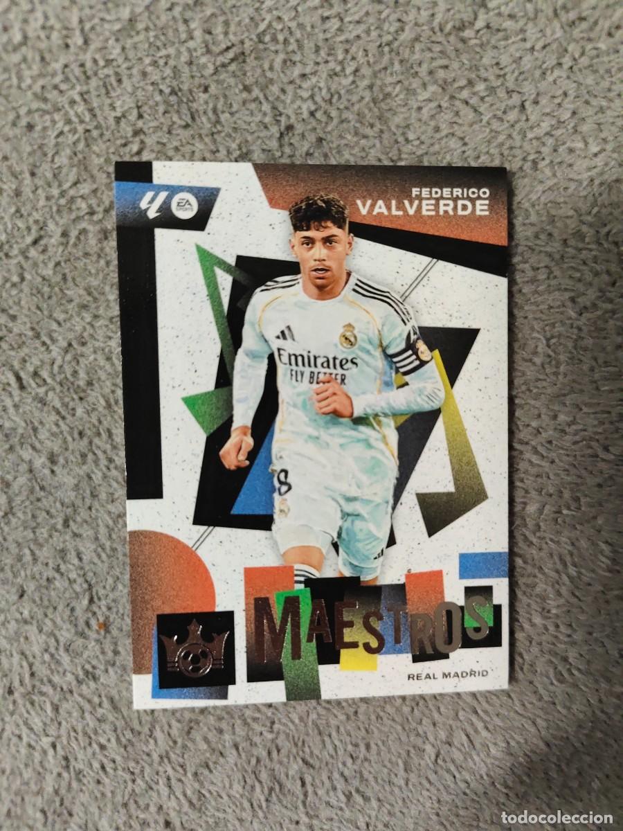 Cromos de f&uacute;tbol: M11 PITCH KINGS LA LIGA 25 26 FEDERICO VALVERDE REAL MADRID MAESTROS PANINI 2025 2026 AAF
