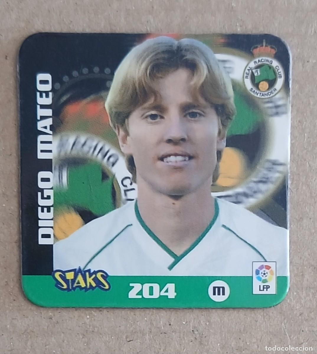 Cromos de Futebol: STAK n&ordm; 204 DIEGO MATEO RACING DE SANTANDER LIGA 2003-2004 DE PANINI.