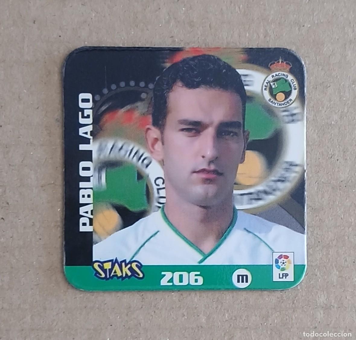 Cromos de Futebol: STAK n&ordm; 206 PABLO LAGO RACING DE SANTANDER LIGA 2003-2004 DE PANINI.