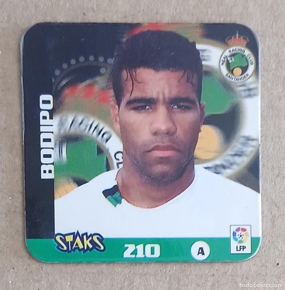 Cromos de Futebol: STAK n&ordm; 210 BODIPO RACING DE SANTANDER LIGA 2003-2004 DE PANINI.
