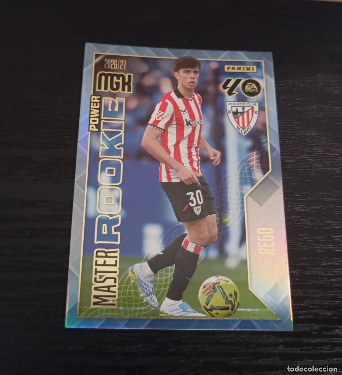 Figurine di Calcio: -MEGACRACKS 26-27 : 418P REGO ( ATH.BILBAO ) -- MASTER ROOKIE POWER -- 418 P