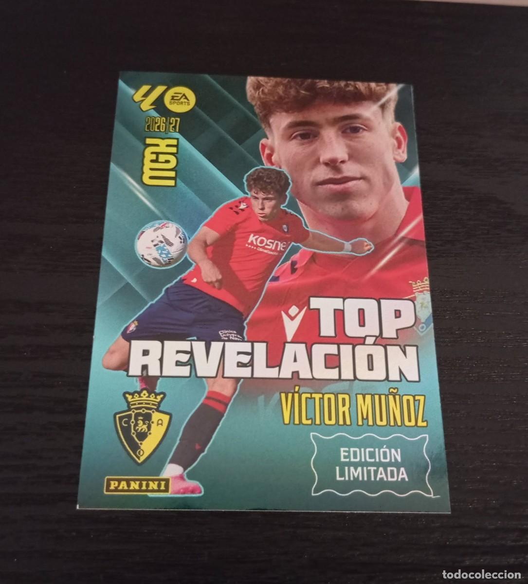 Figurine di Calcio: -MEGACRACKS 26-27 : VICTOR MU&Ntilde;OZ ( OSASUNA ) -- EDICION LIMITADA --