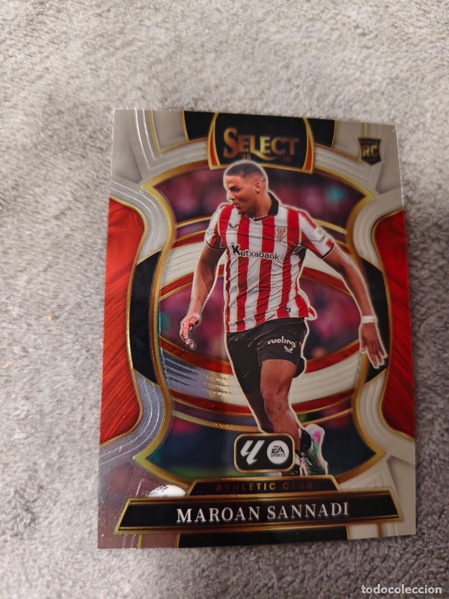Figurine di Calcio: 17 SELECT LA LIGA 25 26 MAROAN SANNADI ATHLETIC CLUB BASE TERRACE PANINI 2025 2026 AAI