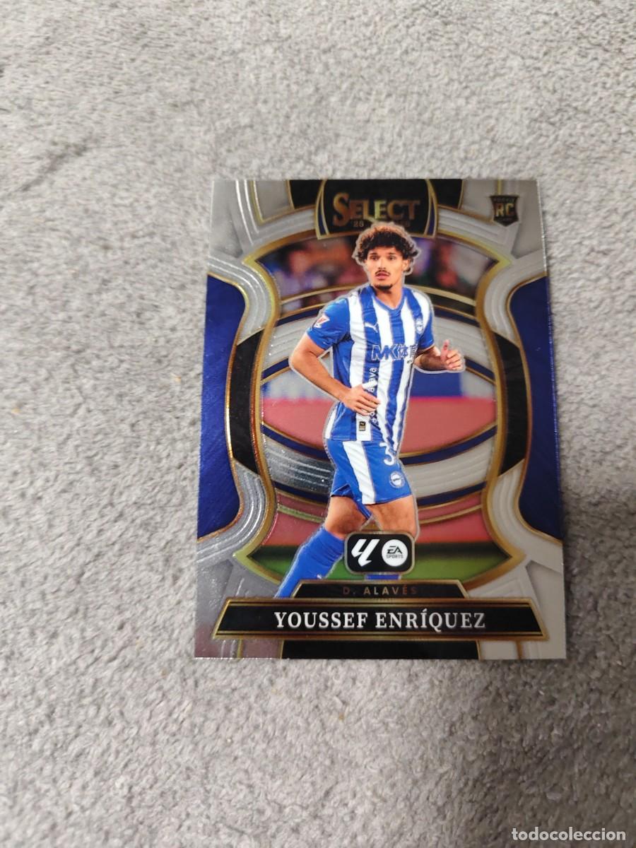 Cromos de f&uacute;tbol: 71 SELECT LA LIGA 25 26 YOUSSEF ENRIQUEZ D. ALAVES BASE TERRACE PANINI 2025 2026 AAI