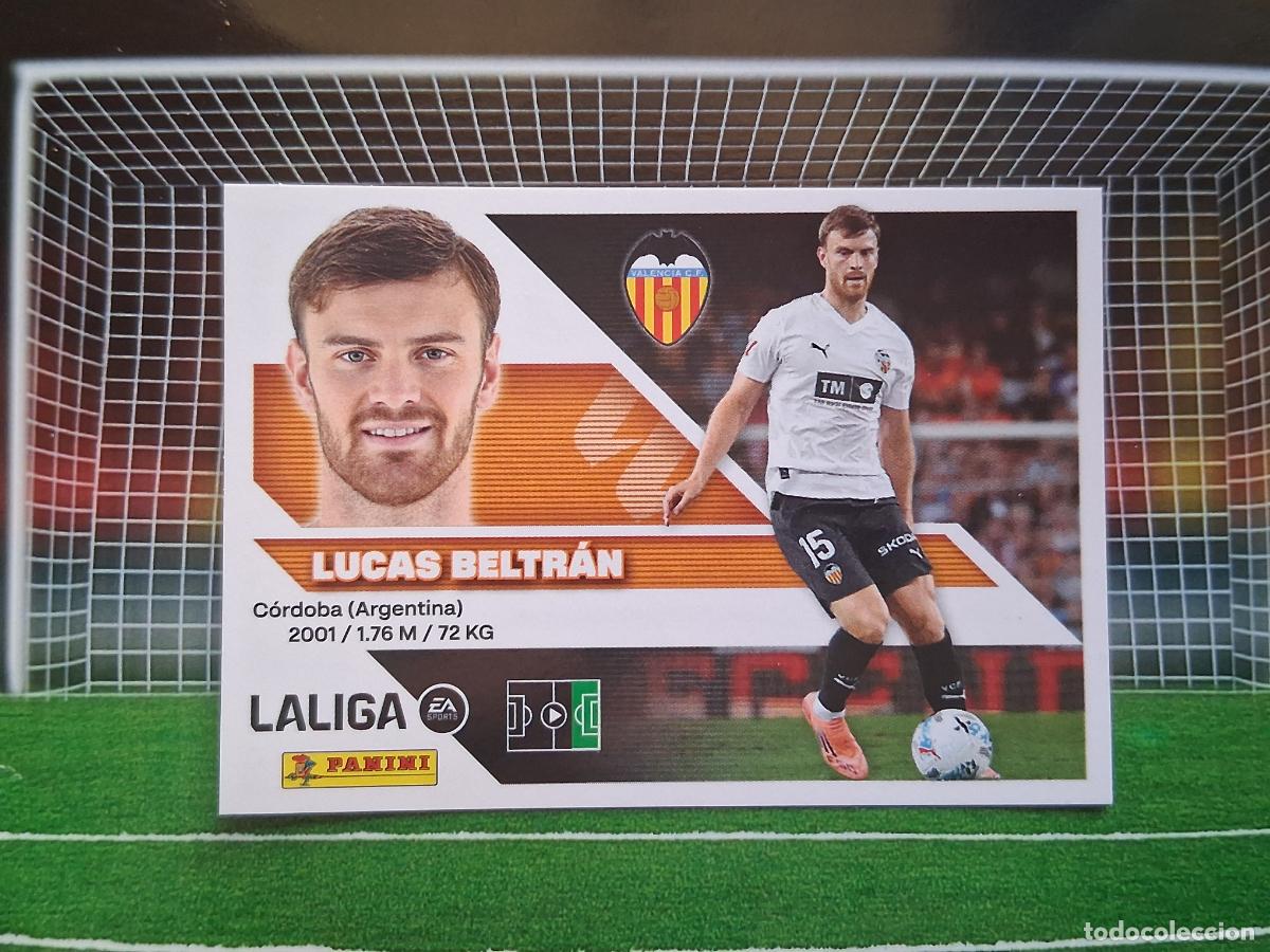 Cromos de f&uacute;tbol: 20B LUCAS BELTRAN VALENCIA CROMOS EDICIONES ESTE LIGA FUTBOL PANINI 2026 2027 26 27