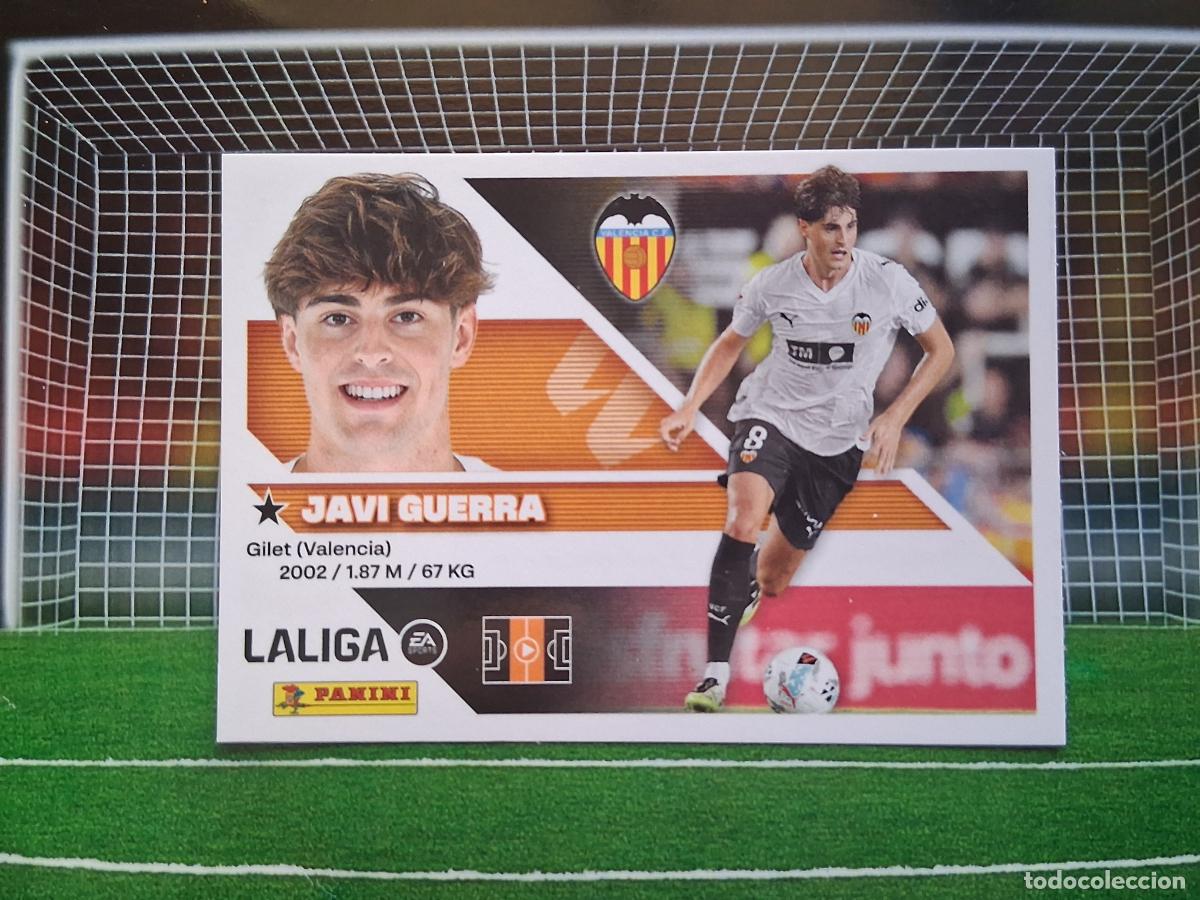 Fu&szlig;ball-Sticker: 13 JAVI GUERRA VALENCIA CROMOS EDICIONES ESTE LIGA FUTBOL PANINI 2026 2027 26 27