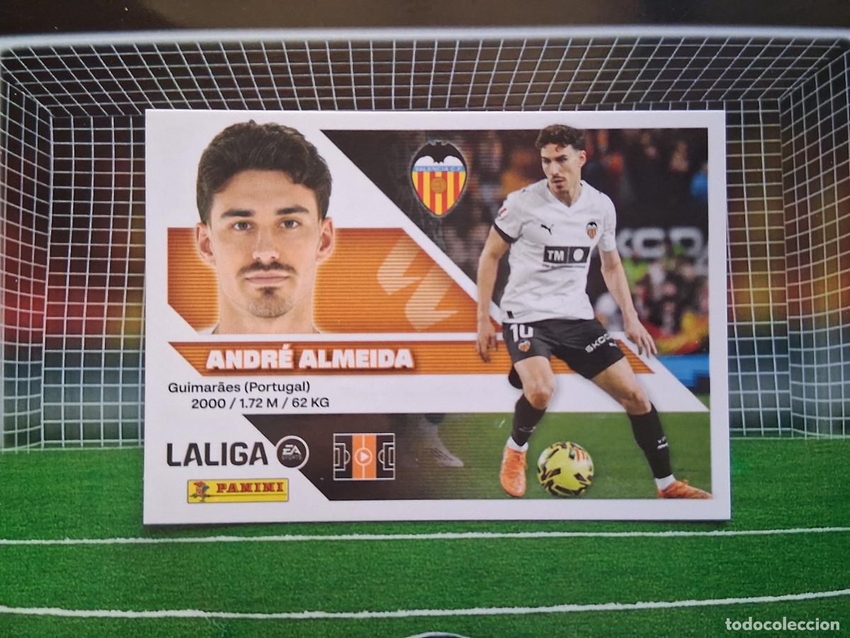 Fu&szlig;ball-Sticker: 16 ANDRE ALMEIDA VALENCIA CROMOS EDICIONES ESTE LIGA FUTBOL PANINI 2026 2027 26 27