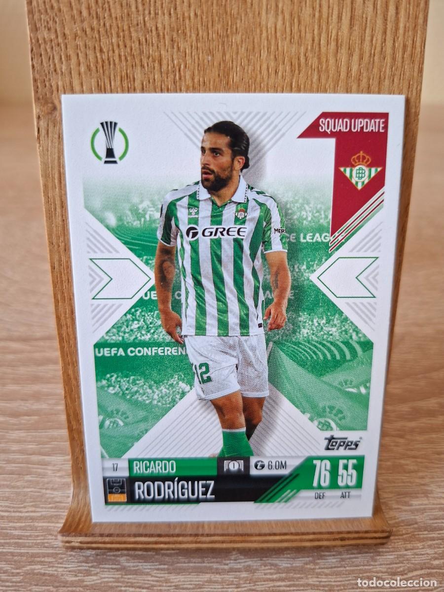 Fu&szlig;ball-Sticker: Ricardo Rodr&iacute;guez #17 Real Betis Topps Match Attax Champions League 2024 2025 Extra Squad Update