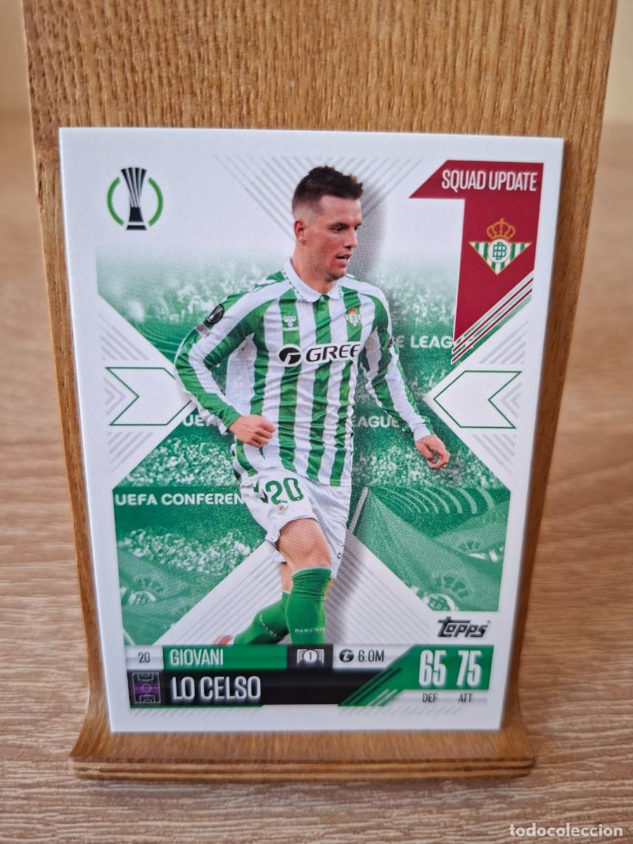 Football Stickers: Lo Celso #20 Real Betis Topps Match Attax Champions League 2024 2025 Extra Squad Update