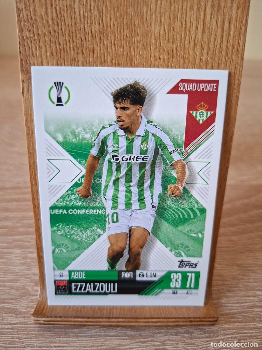 Football Stickers: Abde #21 Real Betis Topps Match Attax Champions League 2024 2025 Extra Squad Update