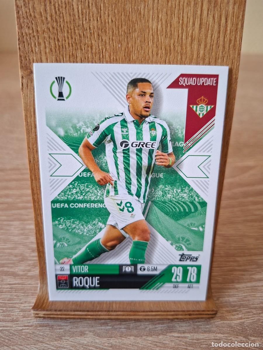 Figurine di Calcio: Vitor Roque #22 Real Betis Topps Match Attax Champions League 2024 2025 Extra Squad Update