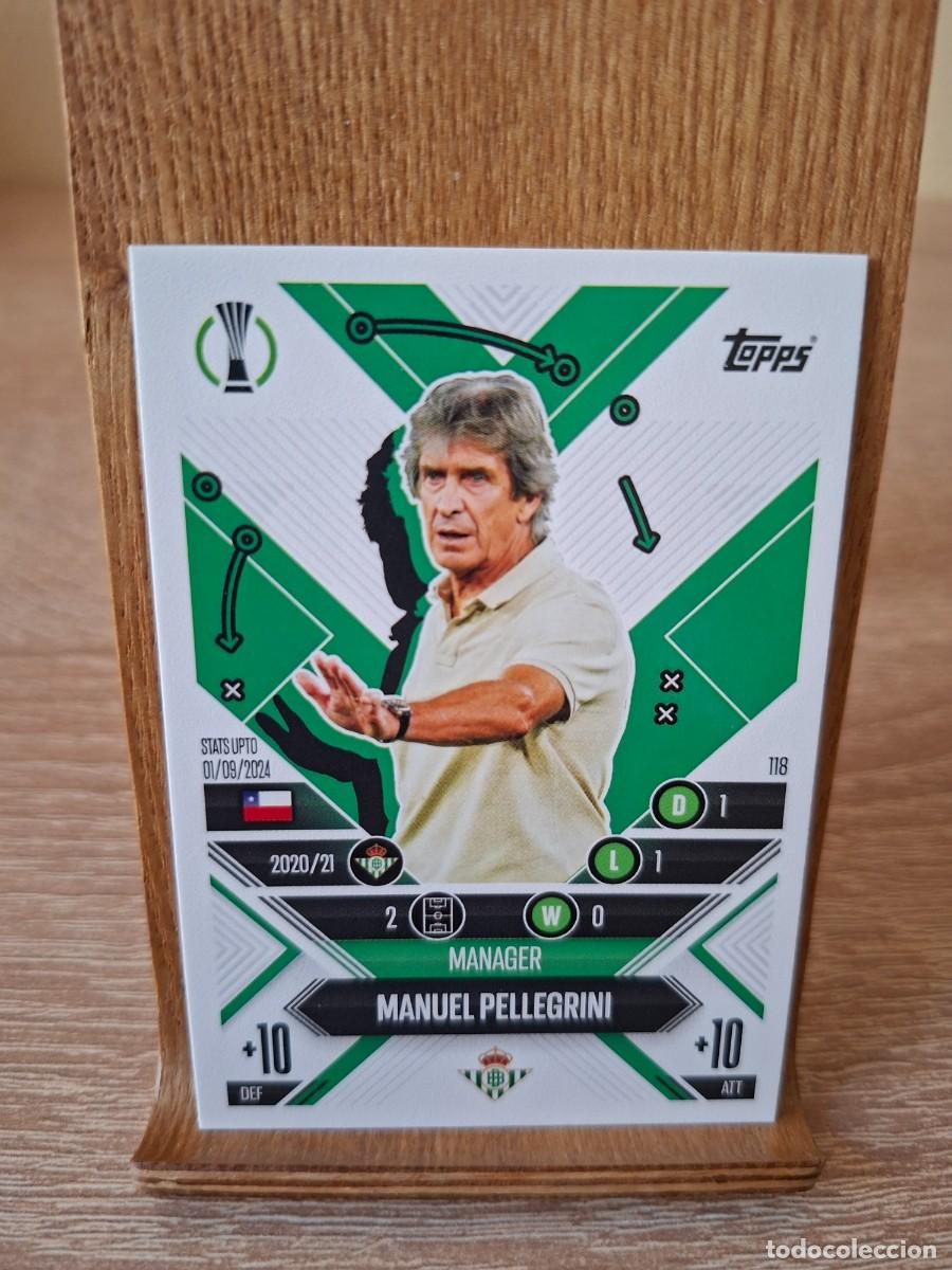 Figurine di Calcio: Pellegrini #118 Real Betis Topps Match Attax Champions League 2024 2025 Extra Manager