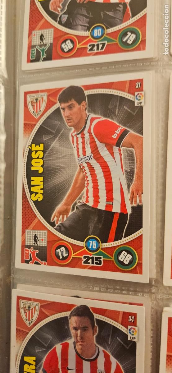 Cromos de f&uacute;tbol: 31 - Mikel San Jos&eacute; (Athletic Club) adrenalyn 2014 2015 14 15 trading card