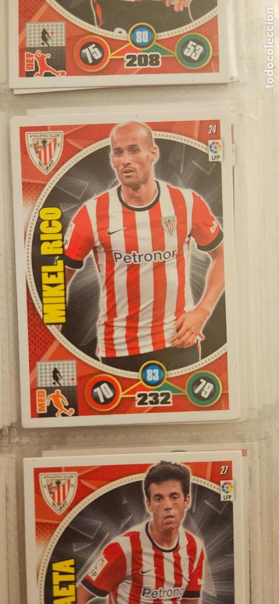 Cromos de f&uacute;tbol: 24 - Mikel Rico (Athrientic Club) adrenalyn 2014 2015 14 15 trading card