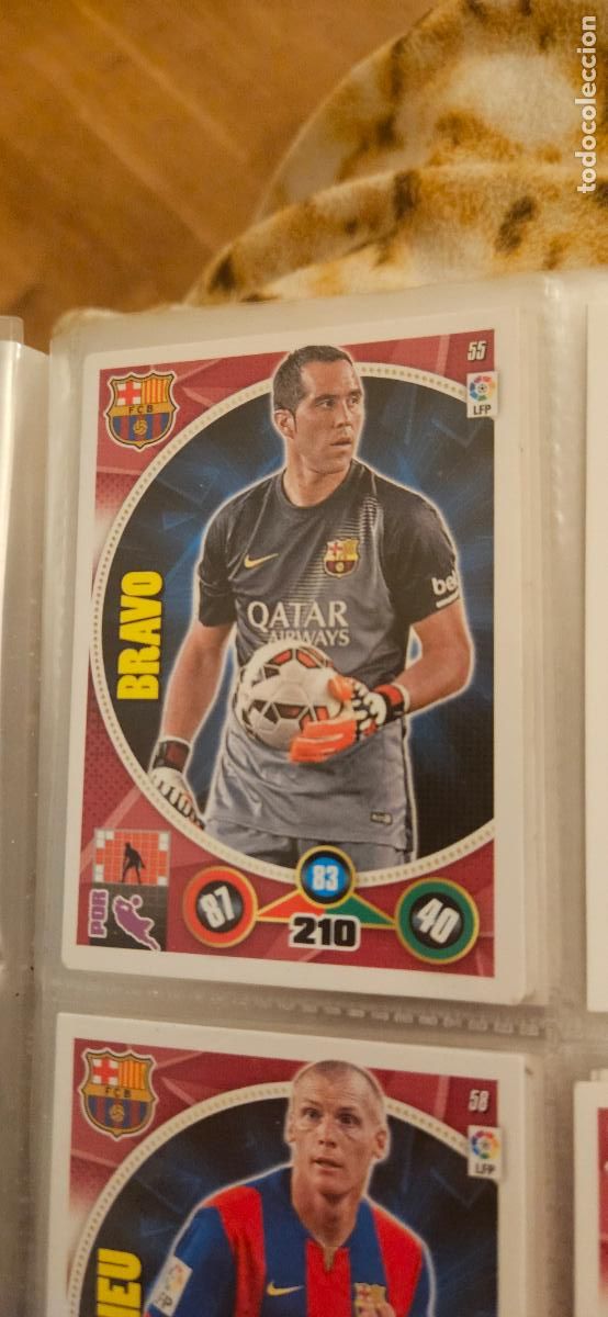 Cromos de f&uacute;tbol: 55 - Bravo (F.C. Barcelona) adrenalyn 2014 2015 14 15 trading card