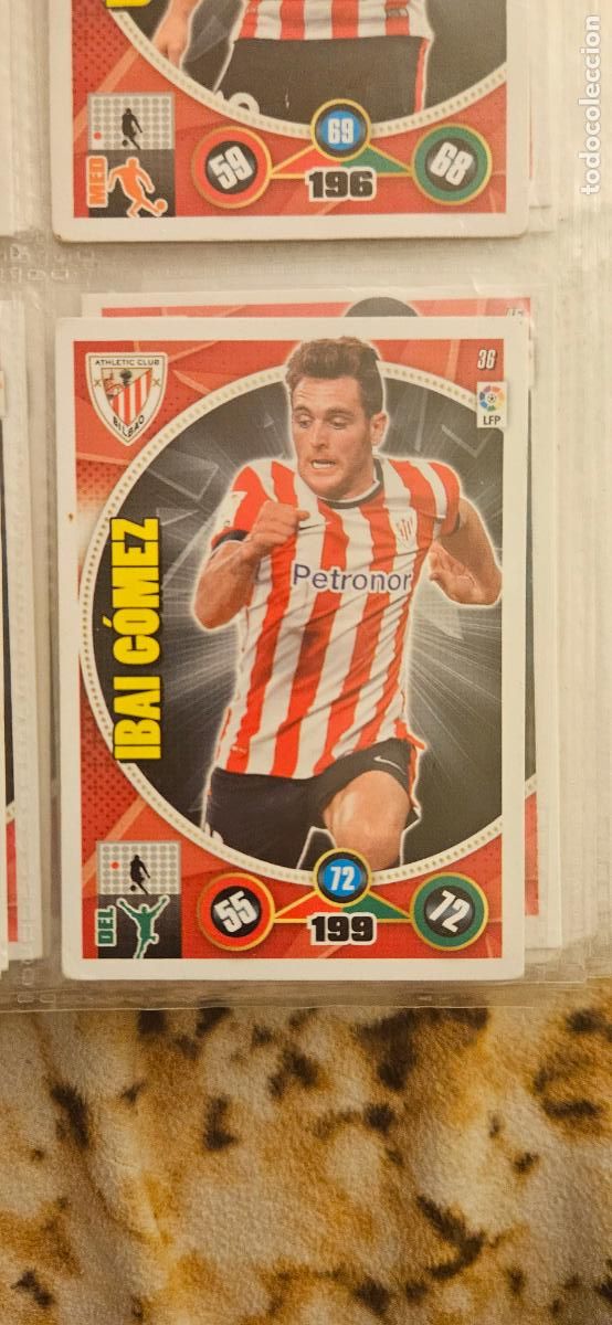Cromos de f&uacute;tbol: 36 - Ibai G&oacute;mez (Athletic Club) adrenalyn 2014 2015 14 15 trading card