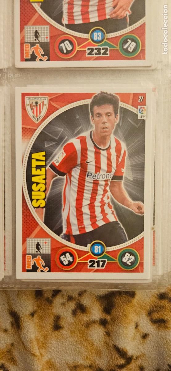 Cromos de f&uacute;tbol: 27 - Markel Susaeta (Athletic Club) adrenalyn 2014 2015 14 15 trading card