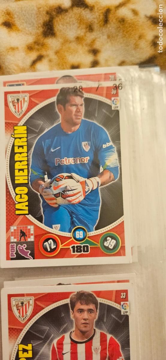 Cromos de f&uacute;tbol: 30 - Iago Herrer&iacute;n (Athletic Club) adrenalyn 2014 2015 14 15 trading card