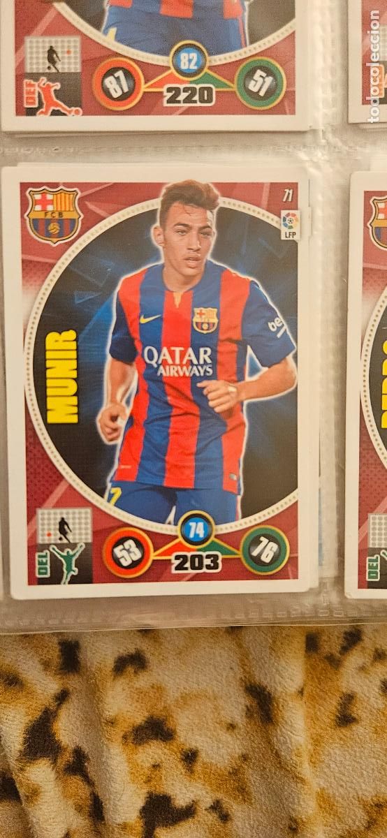 Cromos de f&uacute;tbol: 71 - Sergi Roberto (F.C. Barcelona) adrenalyn 2014 2015 14 15 trading card