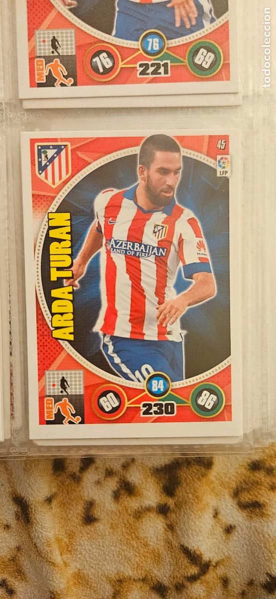 Fu&szlig;ball-Sticker: 45 - Arda Turan (Atl&eacute;tico de Madrid) adrenalyn 2014 2015 14 15 trading card