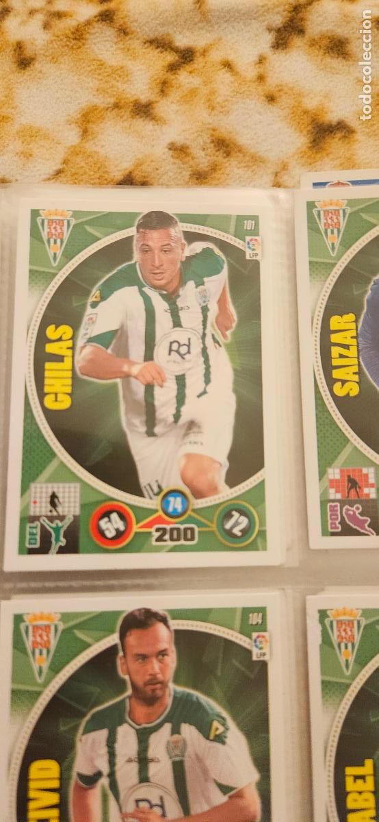 Fu&szlig;ball-Sticker: 101 - Nabil Ghilas (C&oacute;rdoba C.F.) adrenalyn 2014 2015 14 15 trading card