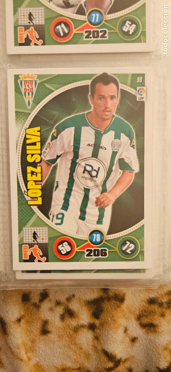 Cartes &agrave; collectionner de Football: 99 - L&oacute;pez Silva (C&oacute;rdoba C.F.) adrenalyn 2014 2015 14 15 trading card