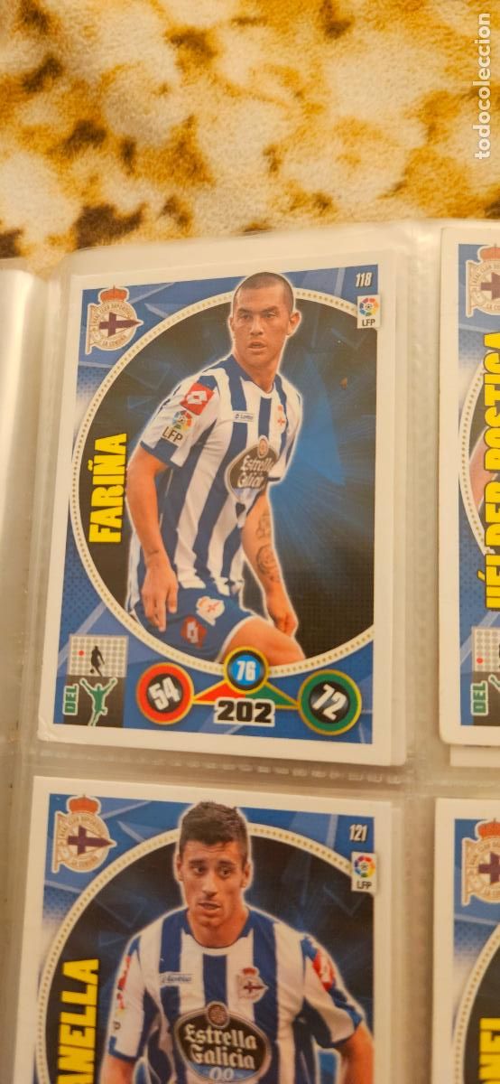 Cartes &agrave; collectionner de Football: 118 - Fari&ntilde;a (R.C. Deportivo de La Coru&ntilde;a) adrenalyn 2014 2015 14 15 trading card