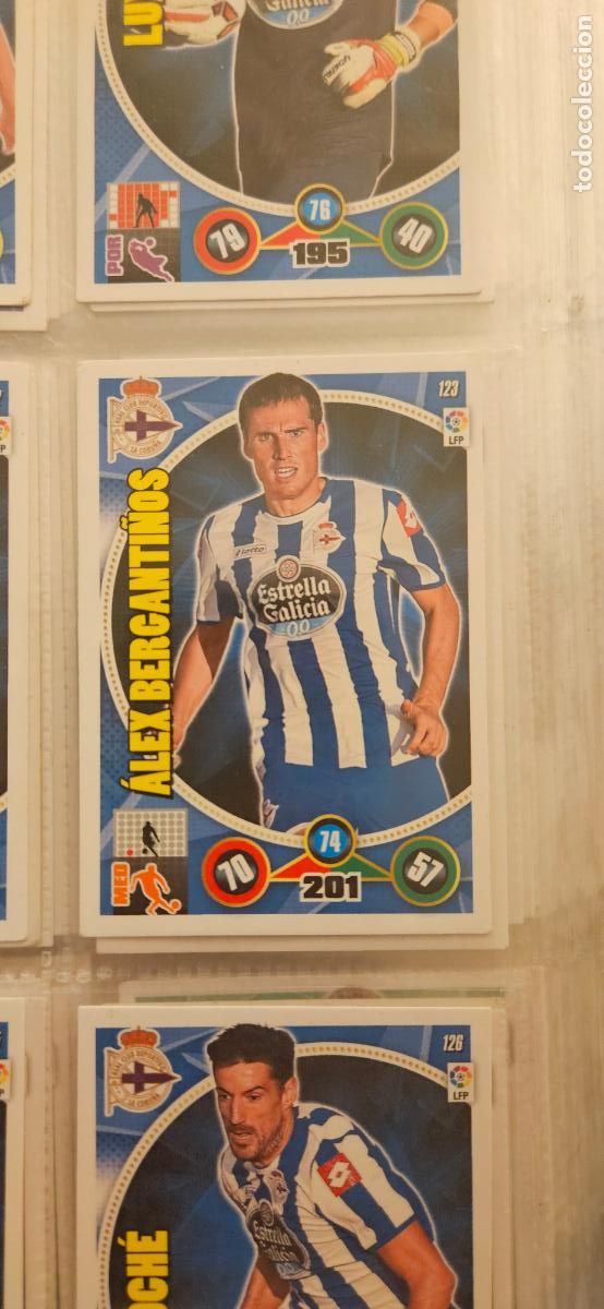 Cartes &agrave; collectionner de Football: 123 - &Aacute;lex Berganti&ntilde;os (R.C. Deportivo de La Coru&ntilde;a) adrenalyn 2014 2015 14 15 trading card