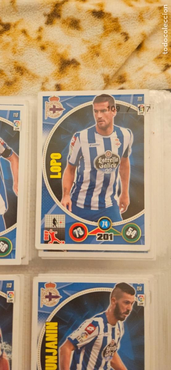 Cartes &agrave; collectionner de Football: 111 - Lopo (R.C. Deportivo de La Coru&ntilde;a) adrenalyn 2014 2015 14 15 trading card