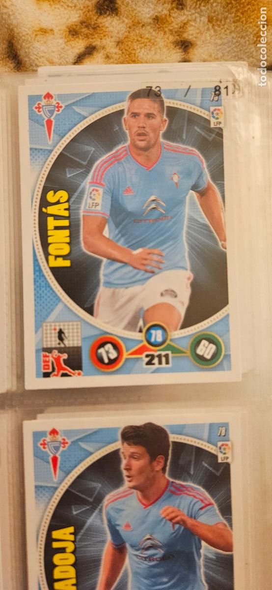Cartes &agrave; collectionner de Football: 75 - Andreu Font&agrave;s (R.C. Celta de Vigo) adrenalyn 2014 2015 14 15 trading card