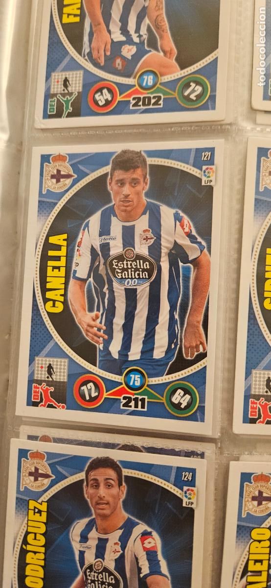 Cartes &agrave; collectionner de Football: 121 - Canella (R.C. Deportivo de La Coru&ntilde;a) adrenalyn 2014 2015 14 15 trading card