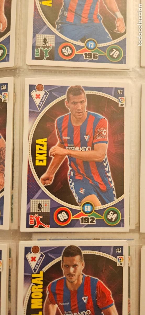 Cartes &agrave; collectionner de Football: 140 - Borja Ekiza (S.D. Eibar) adrenalyn 2014 2015 14 15 trading card