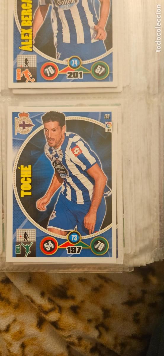 Cartes &agrave; collectionner de Football: 126 - Toch&eacute; (R.C. Deportivo de La Coru&ntilde;a) adrenalyn 2014 2015 14 15 trading card