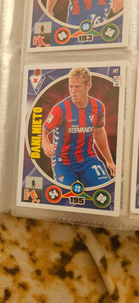 Cartes &agrave; collectionner de Football: 142 - Dani Nieto (S.D. Eibar) adrenalyn 2014 2015 14 15 trading card