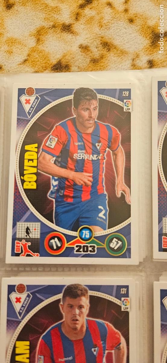 Cartes &agrave; collectionner de Football: 128 - B&oacute;veda (S.D. Eibar) adrenalyn 2014 2015 14 15 trading card