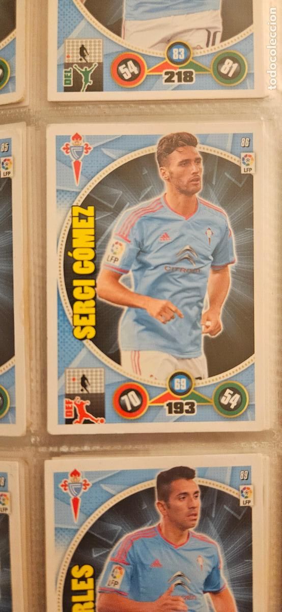 Cartes &agrave; collectionner de Football: 86 - Sergi G&oacute;mez (R.C. Celta de Vigo) adrenalyn 2014 2015 14 15 trading card