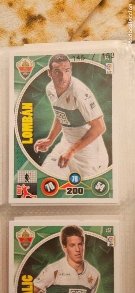 Cartes &agrave; collectionner de Football: 147 - Lomb&aacute;n (Elche C.F.) adrenalyn 2014 2015 14 15 trading card