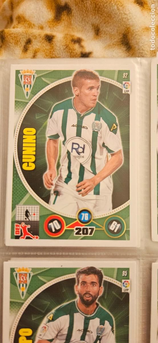 Cartes &agrave; collectionner de Football: 92 - Adri&aacute;n Gunino (C&oacute;rdoba C.F.) adrenalyn 2014 2015 14 15 trading card