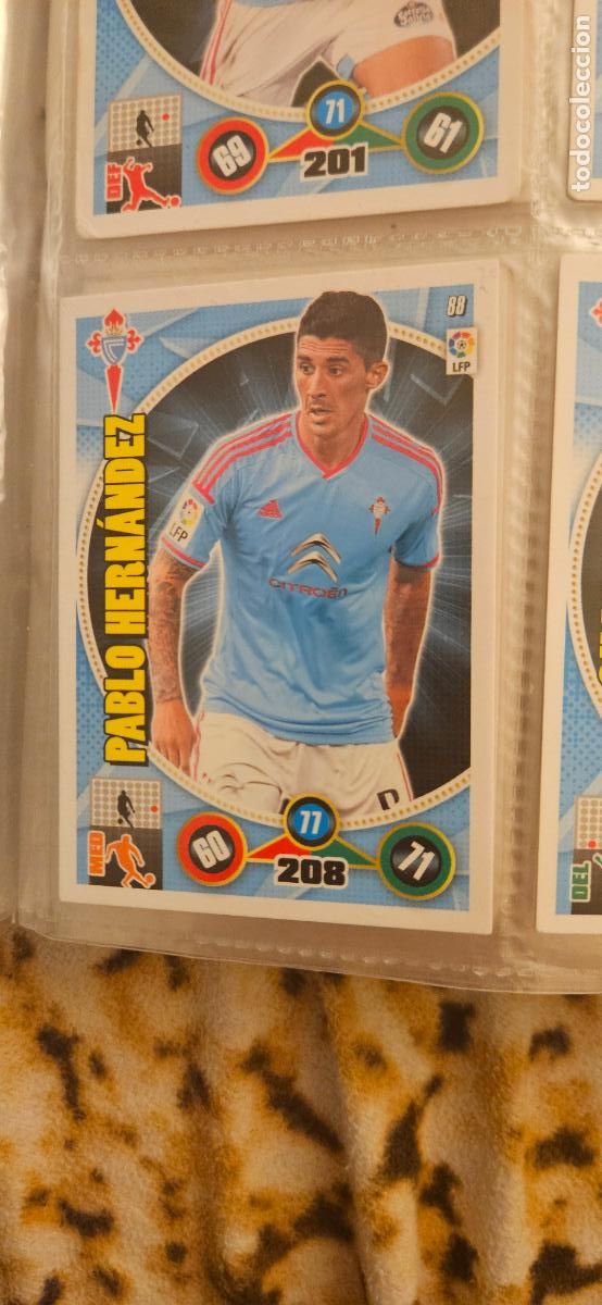 Cartes &agrave; collectionner de Football: 88 - Pablo Hern&aacute;ndez (R.C. Celta de Vigo) adrenalyn 2014 2015 14 15 trading card