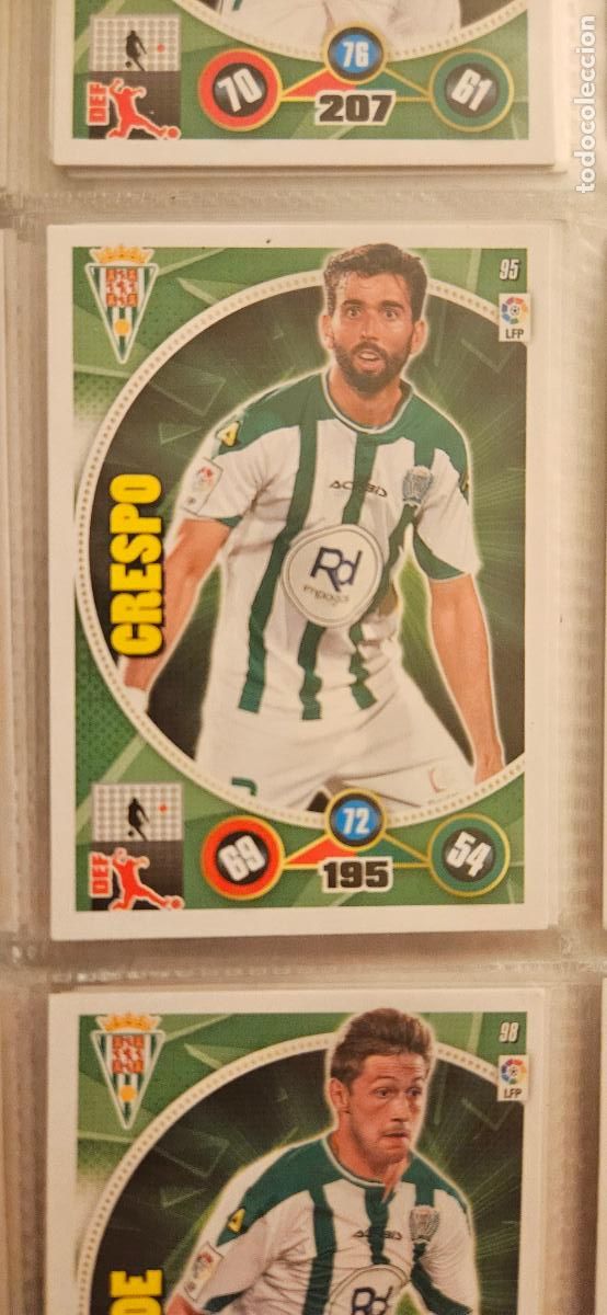Cartes &agrave; collectionner de Football: 95 - Jos&eacute; &Aacute;ngel Crespo (C&oacute;rdoba C.F.) adrenalyn 2014 2015 14 15 trading card