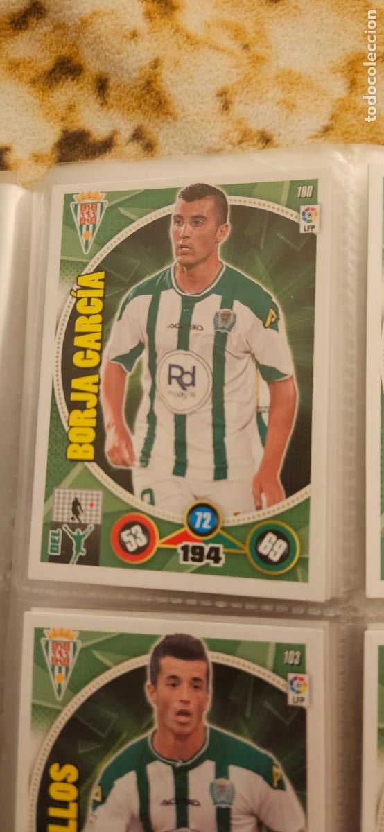 Cartes &agrave; collectionner de Football: 100 - Borja Garc&iacute;a (C&oacute;rdoba C.F.) adrenalyn 2014 2015 14 15 trading card