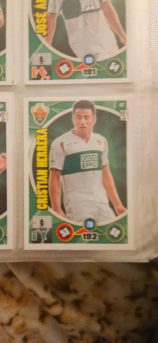 Cartes &agrave; collectionner de Football: 162 - Cristian Herrera (Elche C.F.) adrenalyn 2014 2015 14 15 trading card