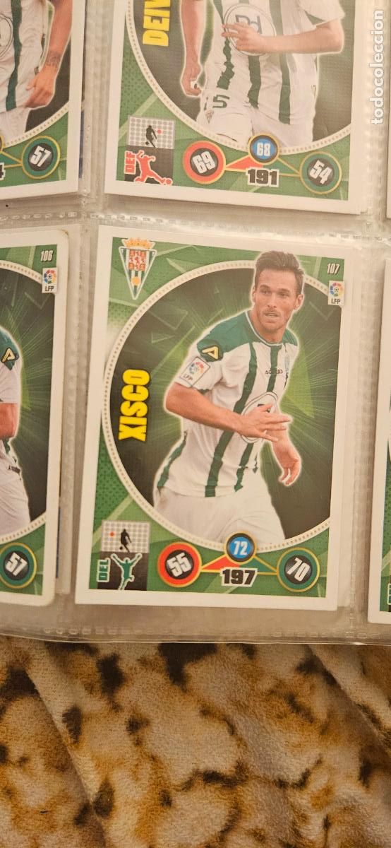 Cartes &agrave; collectionner de Football: 107 - Xisco (C&oacute;rdoba C.F.) adrenalyn 2014 2015 14 15 trading card
