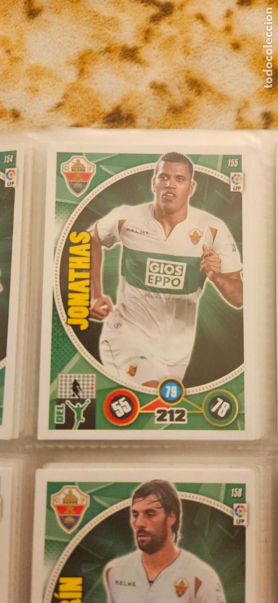 Cartes &agrave; collectionner de Football: 155 - Jonathas (Elche C.F.) adrenalyn 2014 2015 14 15 trading card