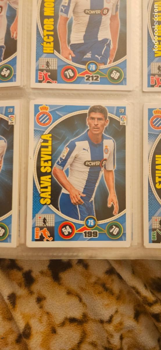 Cartes &agrave; collectionner de Football: SALVA SEVILLA ESPA&Ntilde;OL ADRENALYN 2014 2015 14 15 TRADING CARD