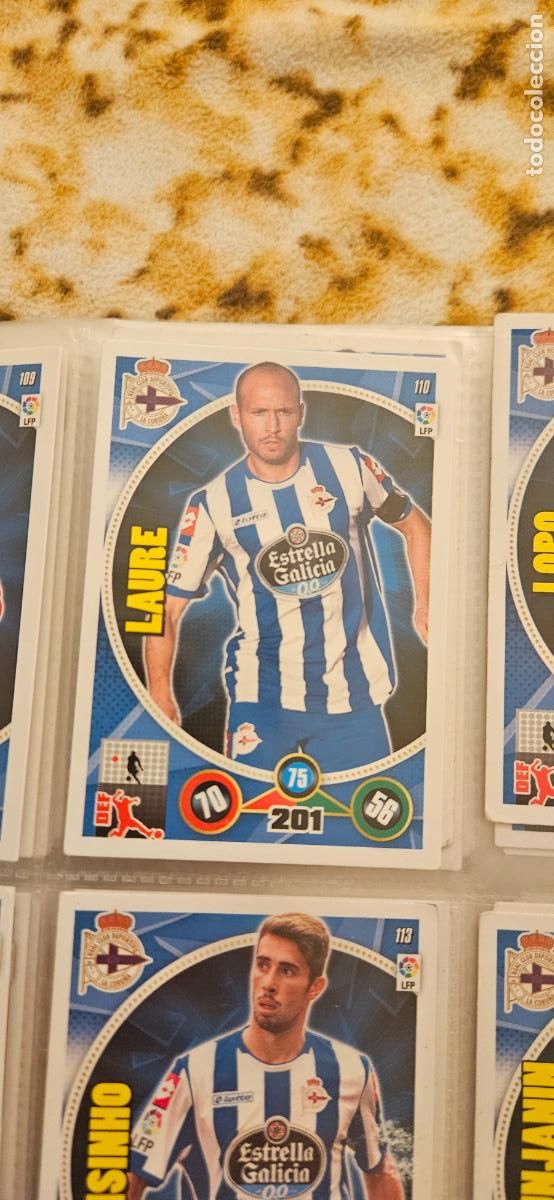 Cartes &agrave; collectionner de Football: 110 - Laure (R.C. Deportivo de La Coru&ntilde;a) adrenalyn 2014 2015 14 15 trading card