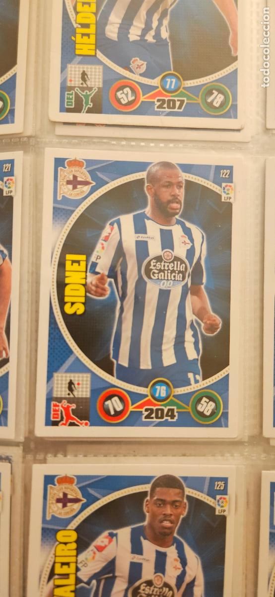 Football Stickers: 122 - Sidnei (R.C. Deportivo de La Coru&ntilde;a) adrenalyn 2014 2015 14 15 trading card