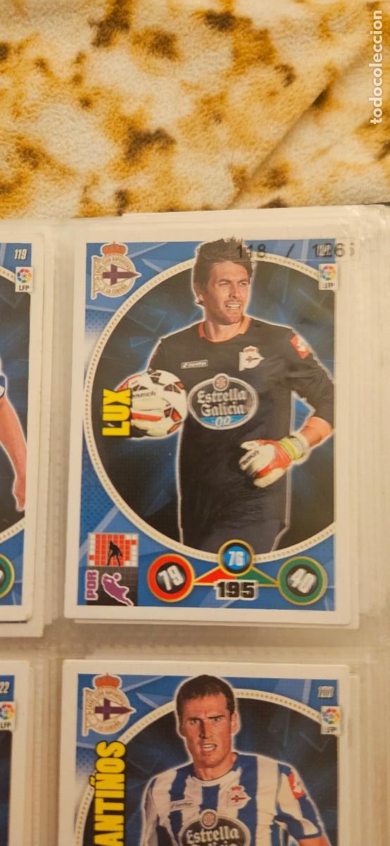 Football Stickers: 120 - Lux (R.C. Deportivo de La Coru&ntilde;a) adrenalyn 2014 2015 14 15 trading card